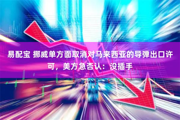 易配宝 挪威单方面取消对马来西亚的导弹出口许可，美方急否认：没插手