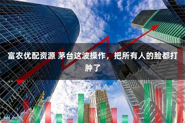 富农优配资源 茅台这波操作，把所有人的脸都打肿了