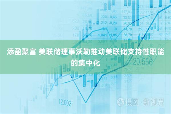 添盈聚富 美联储理事沃勒推动美联储支持性职能的集中化